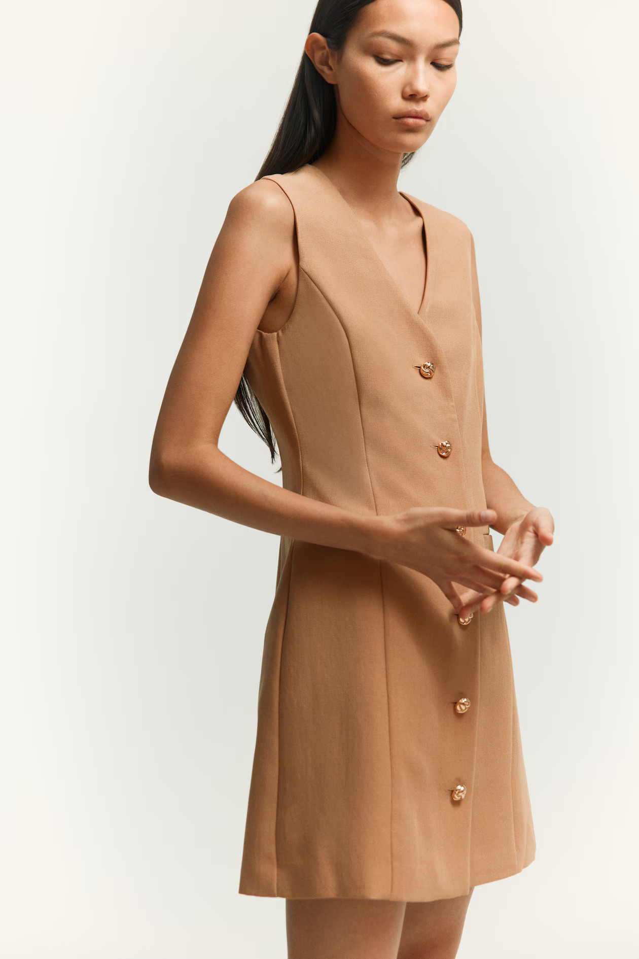 Button-front dress | H&M (UK, MY, IN, SG, PH, TW, HK)