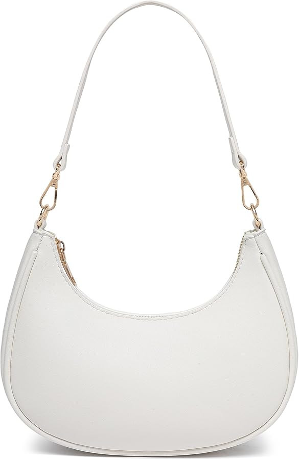 Shoulder Bags for Women, Cute Hobo Tote Handbag Mini Clutch Purse with Zipper Closure | Amazon (US)