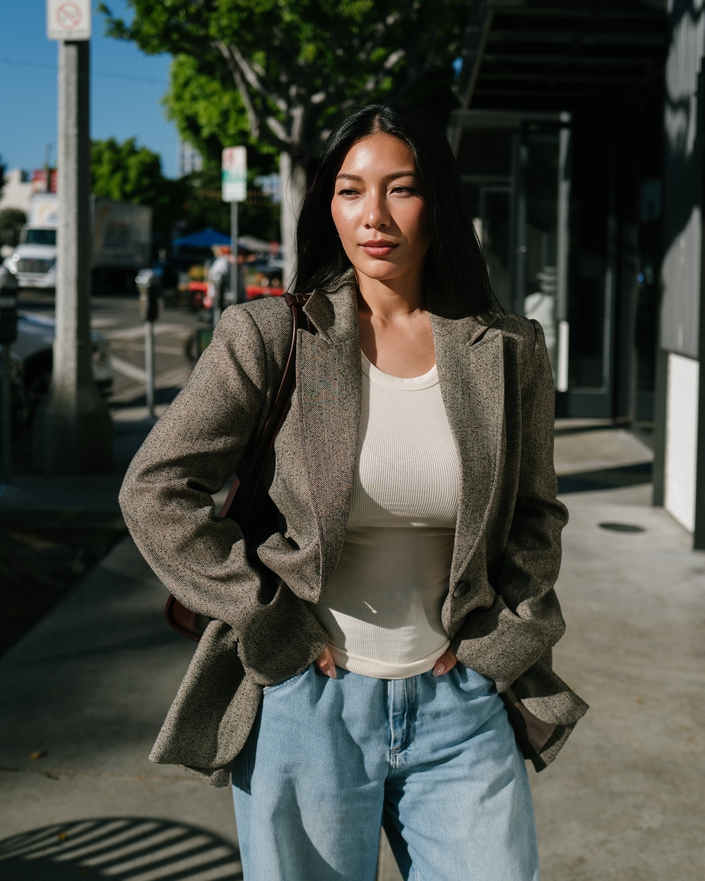 A casual oversized look that feels easy and chic 🩵

#LTKWorkwear #LTKootd