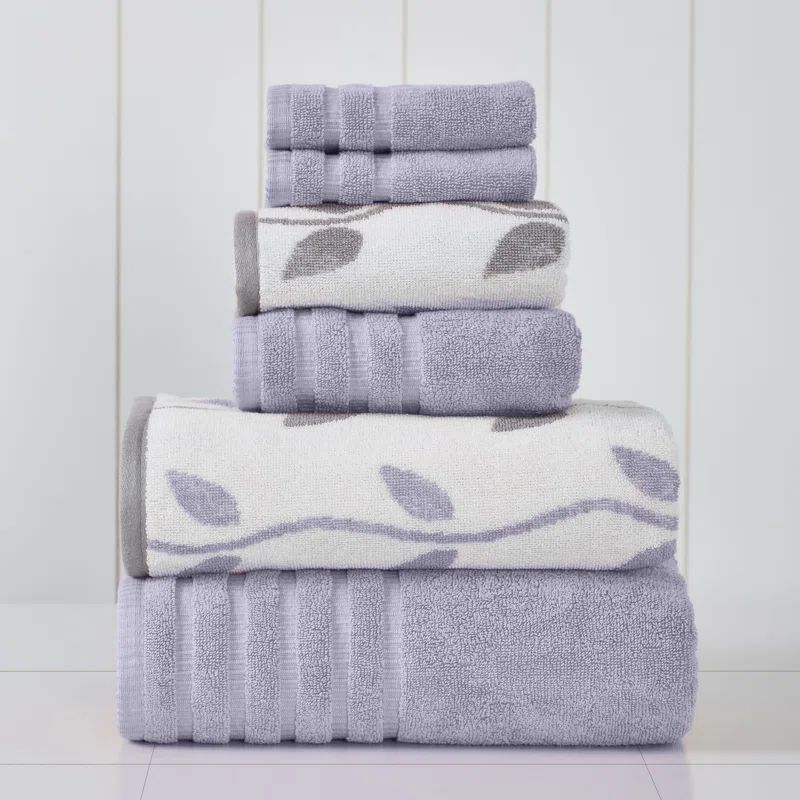 Hodapp 6 Piece 100% Cotton Towel Set | Wayfair North America