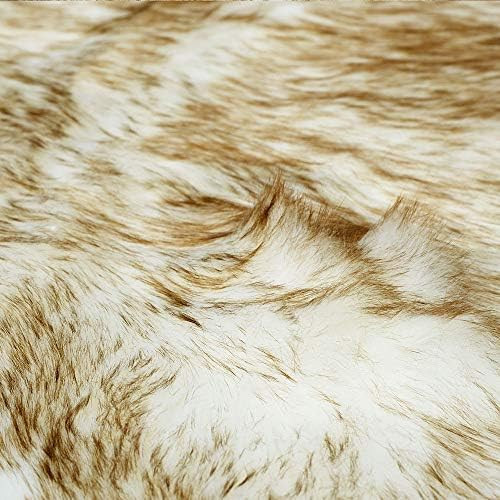 Carvapet Luxury Soft Faux Sheepskin Chair Cover Seat Cushion Pad Plush Fur Area Rugs for Bedroom, 2x | Amazon (US)
