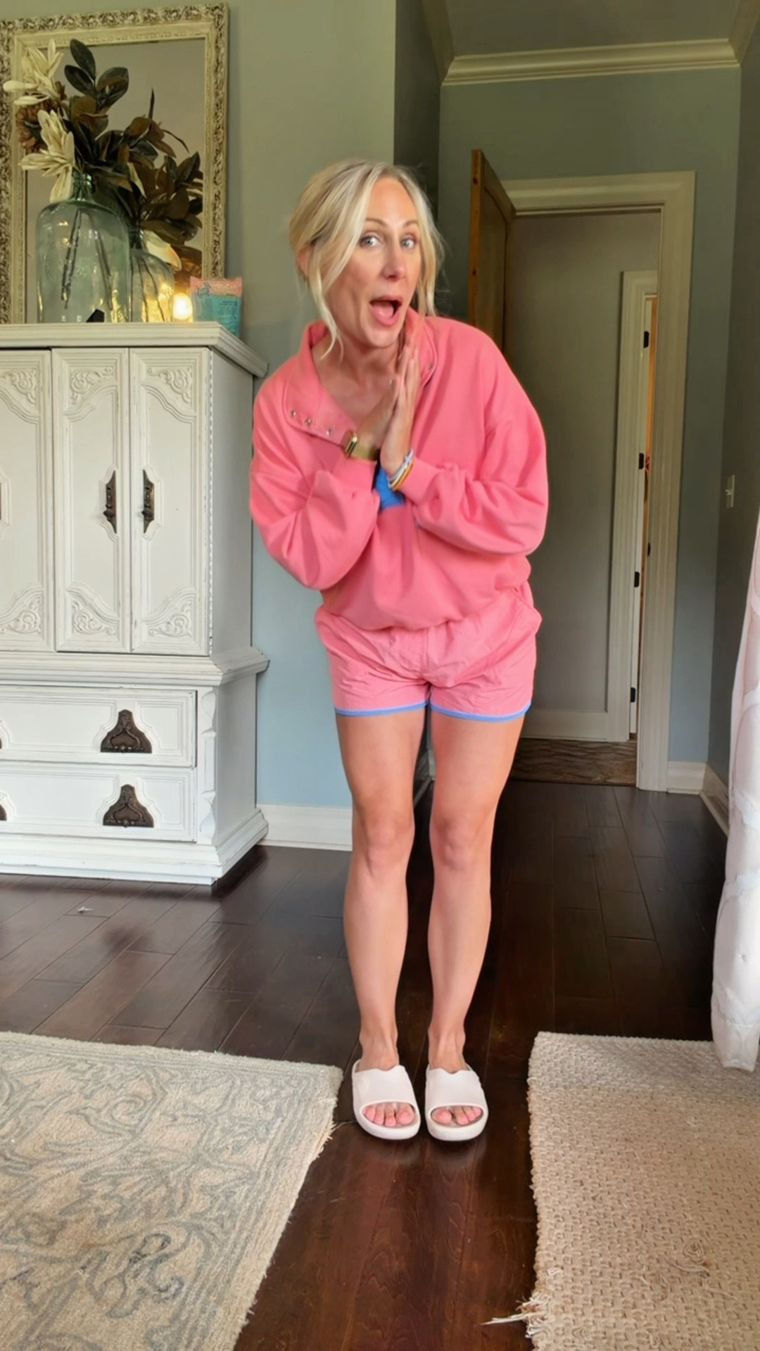 This comfy set is too cute to not wear it on repeat! These shoes are not the most aesthetic thing I’ve ever shared, but they are the most comfy!! 

#LookForLess #LTKAmazon #LTKShoes #CasualStyle #MomStyle 

#LTKootd #LTKOver40 #LTKActive