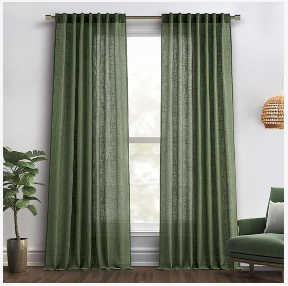 These linen curtains are made for spring and summer!  

 #LTKHome