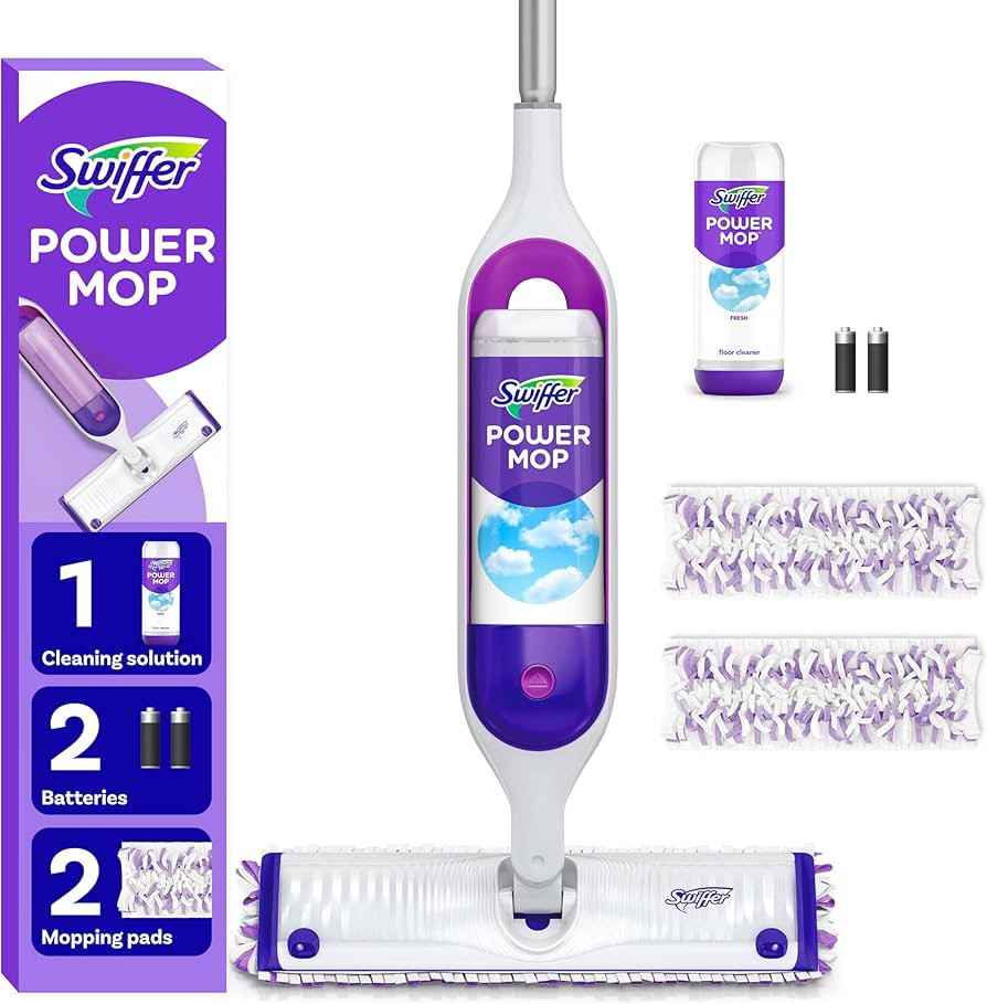 Swiffer PowerMop Multi-Surface Mop Kit for Floor Cleaning, Fresh Scent, Mopping Kit includes Powe... | Amazon (US)