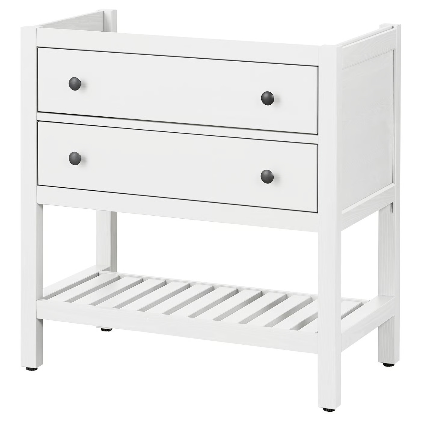 IKEA HEMNES Bathroom vanity with 2 drawers, white, 30 | IKEA US