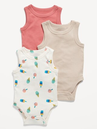 3-Pack Unisex Tank Top Bodysuit for Baby | Old Navy (US)