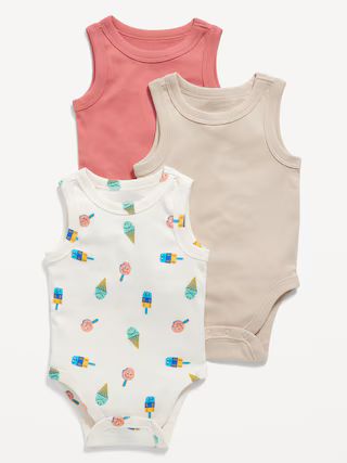 3-Pack Unisex Tank Top Bodysuit for Baby | Old Navy (US)