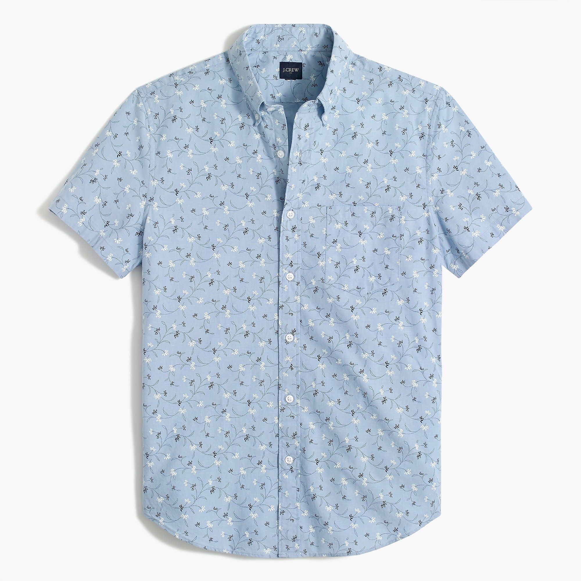 Short-sleeve flex washed casual shirt | J.Crew Factory