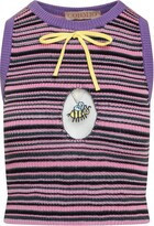 Cormio Gloria Striped Sleeveless Top | Cettire Global