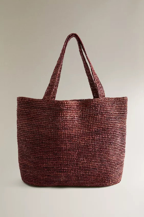 RAFFIA TOTE | Zara UK