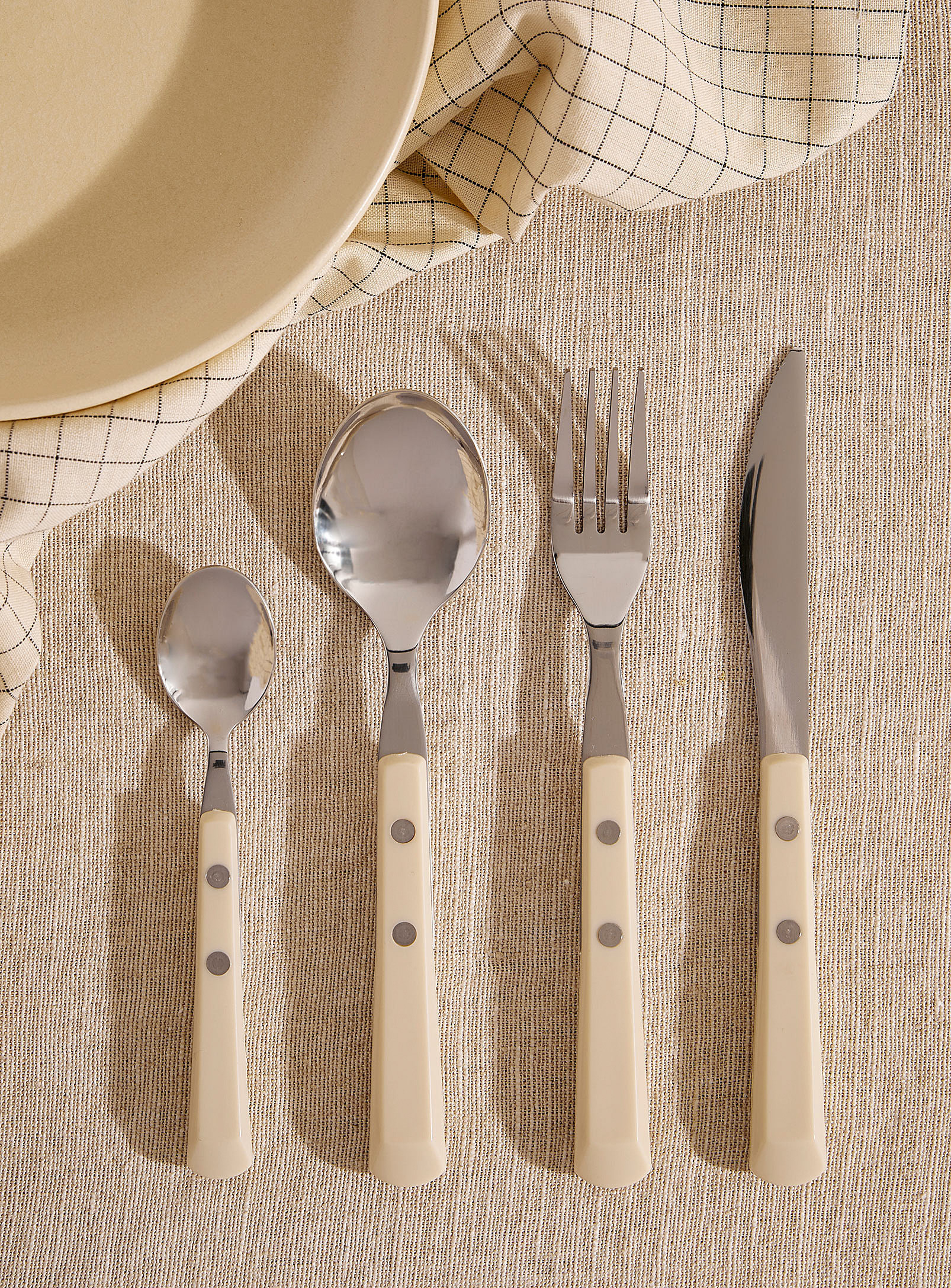 Simons Maison - Modern utensils Set of 16 (Home, Beige, SET/16) | Simons