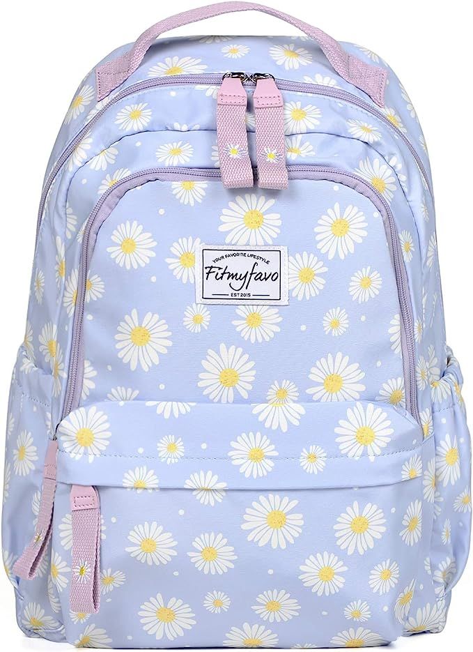 FITMYFAVO Backpack for Girls Elementary Middle School Bookbag Travel Daypacks for Teens Students ... | Amazon (US)