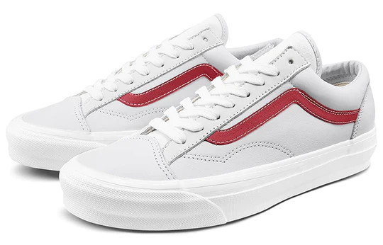 Vans OG Style 36 LX 'True White Red' VN0A4BVE21D | KICKS CREW