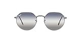 Amazon.com: Ray-Ban RB3565 Jack Round Sunglasses, Gold/Clear Gradient Brown, 53 mm : Clothing, Sh... | Amazon (US)