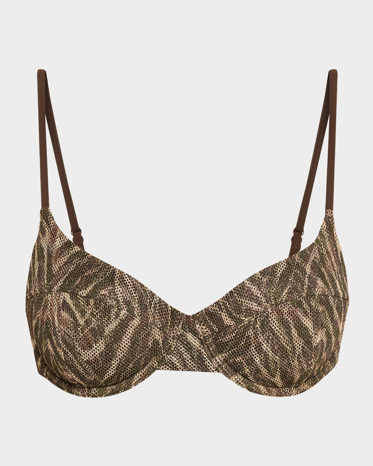 Printed Mona Bikini Top | Neiman Marcus