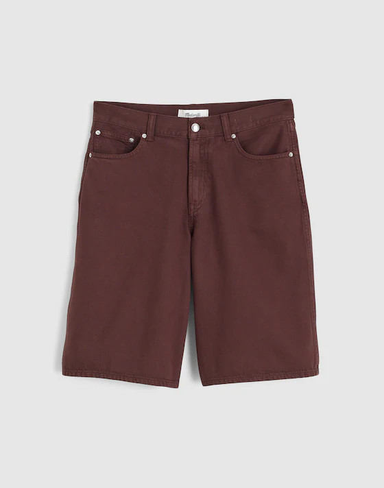 The V-Waist Bermuda Short in Airy Denim | Madewell