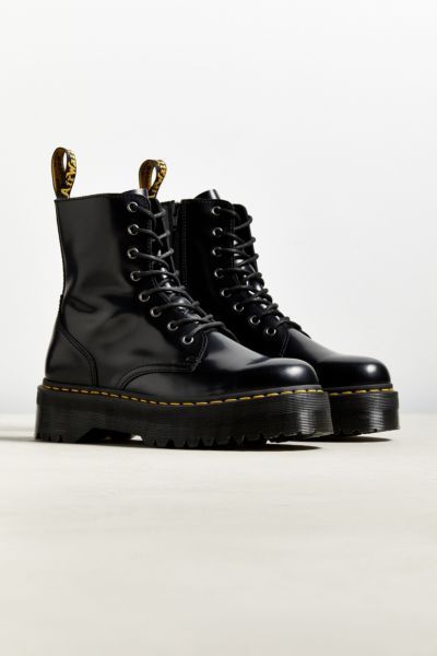 Dr. Martens Jadon 8-Eye Boot - Black 8 at Urban Outfitters | Urban Outfitters (US and RoW)
