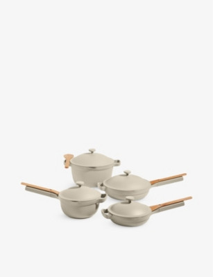 Cookware four-piece aluminium set | Selfridges