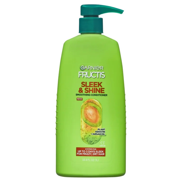 Garnier Fructis Sleek and Shine Smoothing Conditioner with Argan Oil, 33.8 fl oz | Walmart (US)