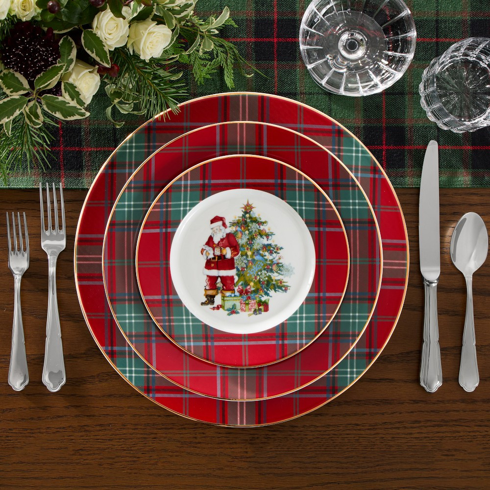 Red Tartan Salad Plates | Williams-Sonoma