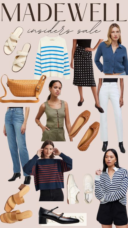 Madewell insiders sale. 25% off everything! You just need an email to sign up/sign in! 

Jeans, spring style, spring outfits, purse, sandals, sneakers 

#LTKSeasonal #LTKshoecrush #LTKsalealert