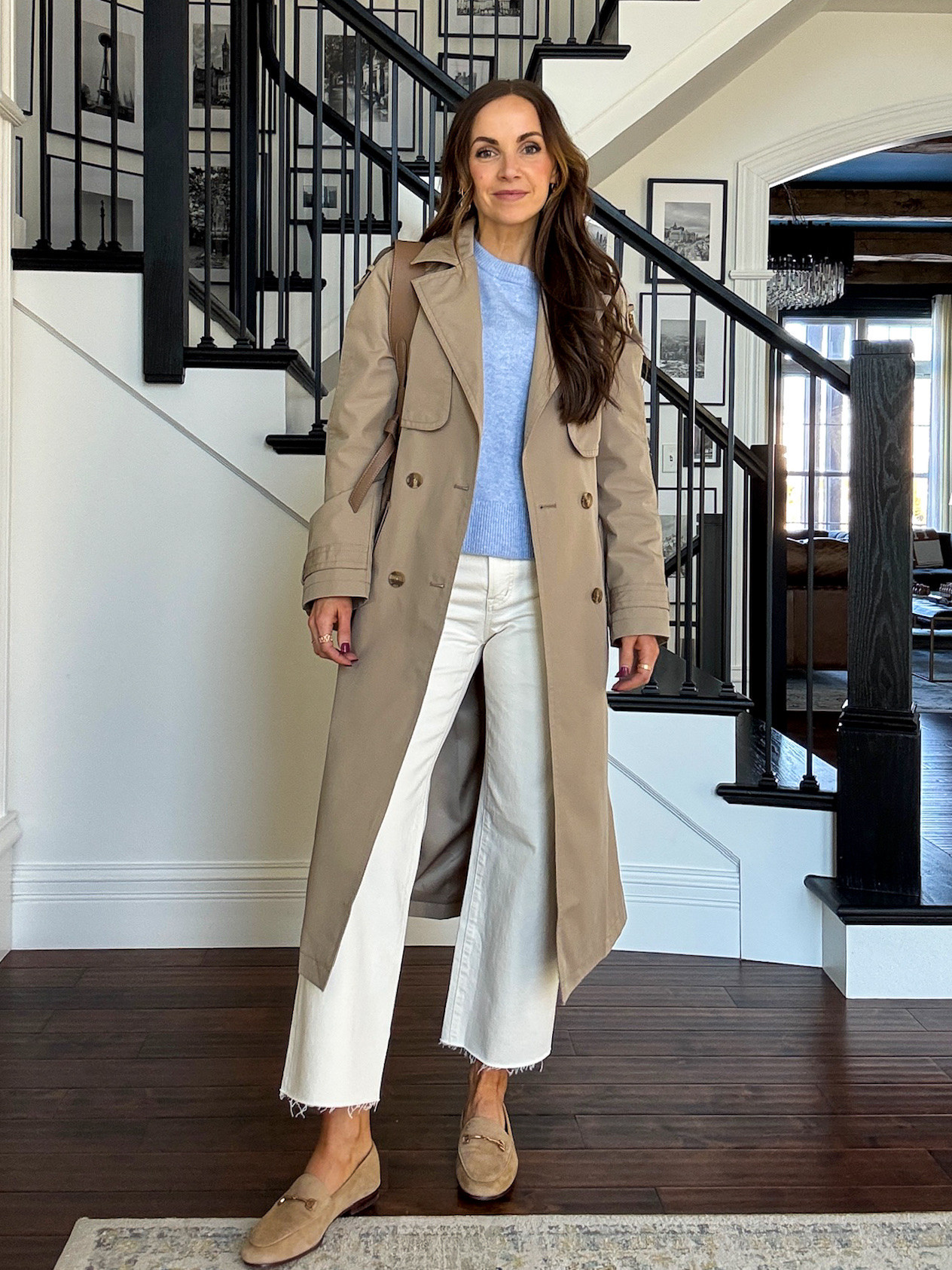 Layered spring look with @abercrombie @Madewell and @bananarepublic 