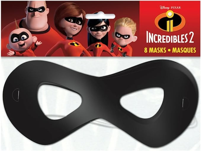 Unique The Incredible 2 Movie Party Masks, 1 Pack, Multi (79061) | Amazon (US)