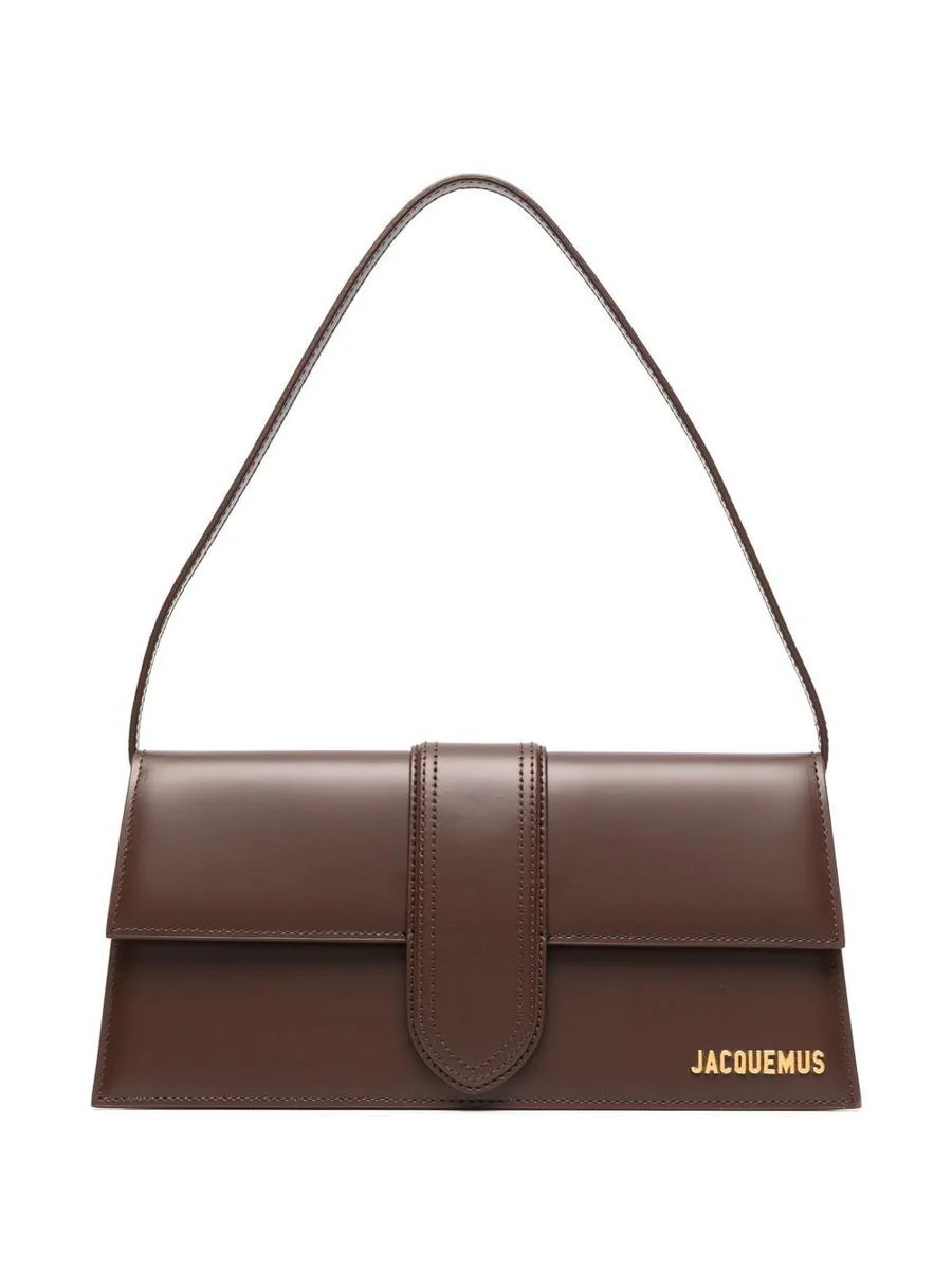 Jacquemus 'Le Bambino Long' Shoulder Bag In Brown Leather | Baltini