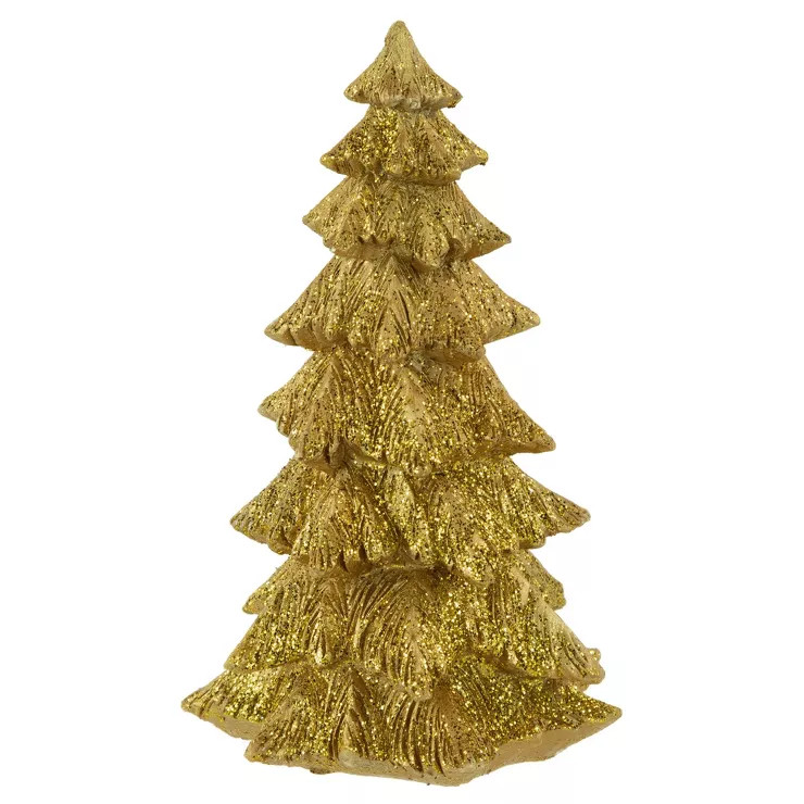 Northlight 6" Gold Glittered Christmas Tree Decoration | Target