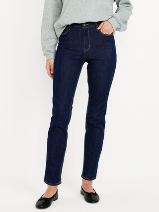 High-Waisted Wow Straight Ankle Jeans | Old Navy (CA)