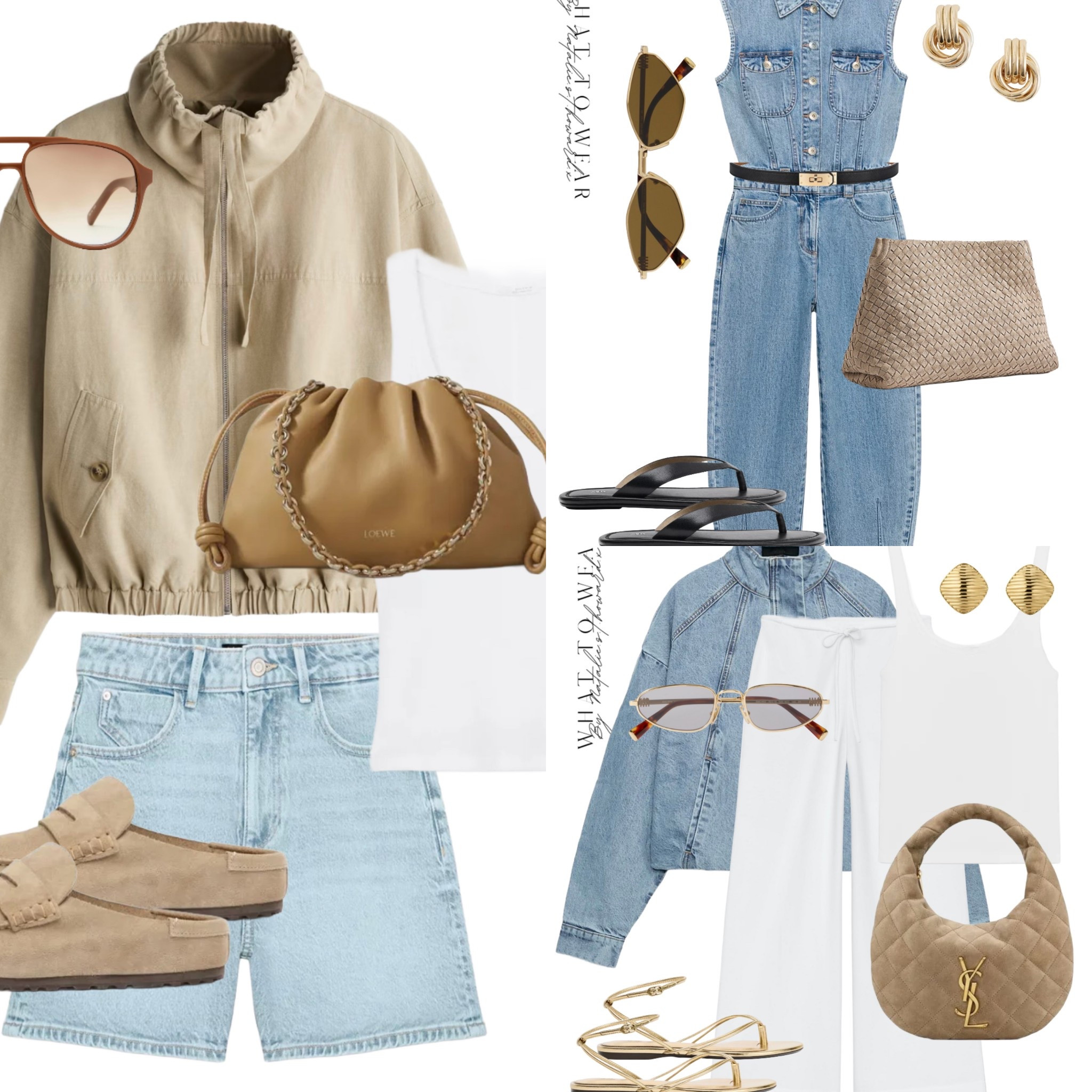 There casual ways to wear denim for spring. A denim jumpsuit with barrel leg , a denim funnel neck jacket , the most comfy denim shorts ever!! 

#LTKspring #LTKuk #LTKstyletip