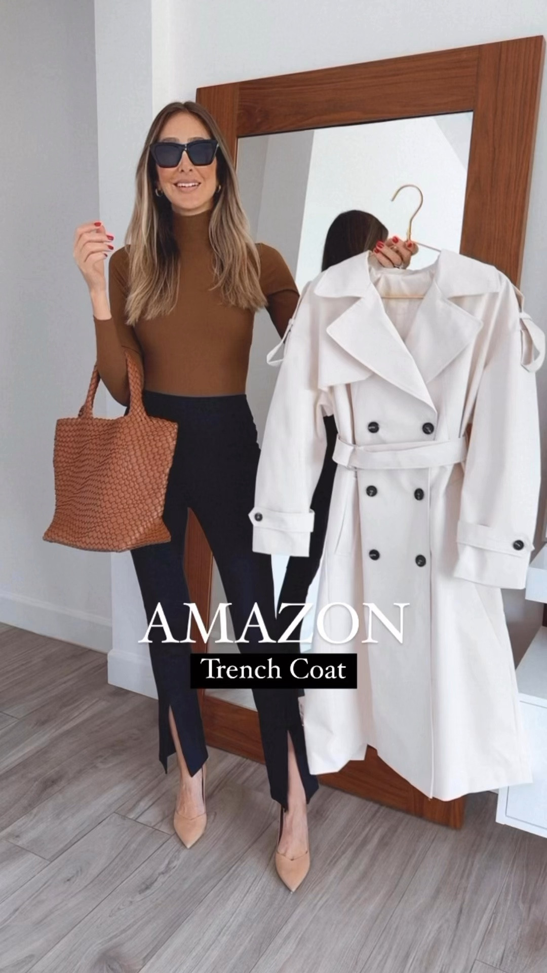 

Amazon Trench Coat That I am loving 
everything fits true to size
I'm wearing a size small 


#LTKU #LTKStyleTip #LTKSeasonal