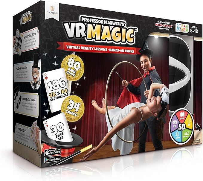 Professor Maxwell's VR Magic - Virtual Reality Kids Magic Book and Interactive STEM Learning Acti... | Amazon (US)