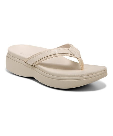 Vionic Cream High Tide Sandal - Women | Zulily