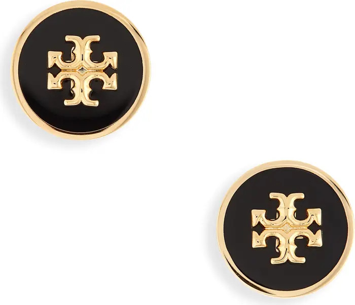 Kira Enamel Circle Stud Earrings | Nordstrom
