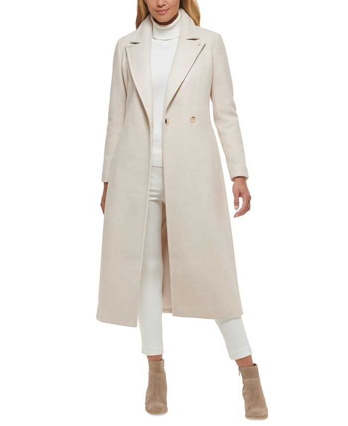 Calvin Klein Women's Belted Wrap Coat & Reviews - Coats & Jackets - Women - Macy's | Macys (US)