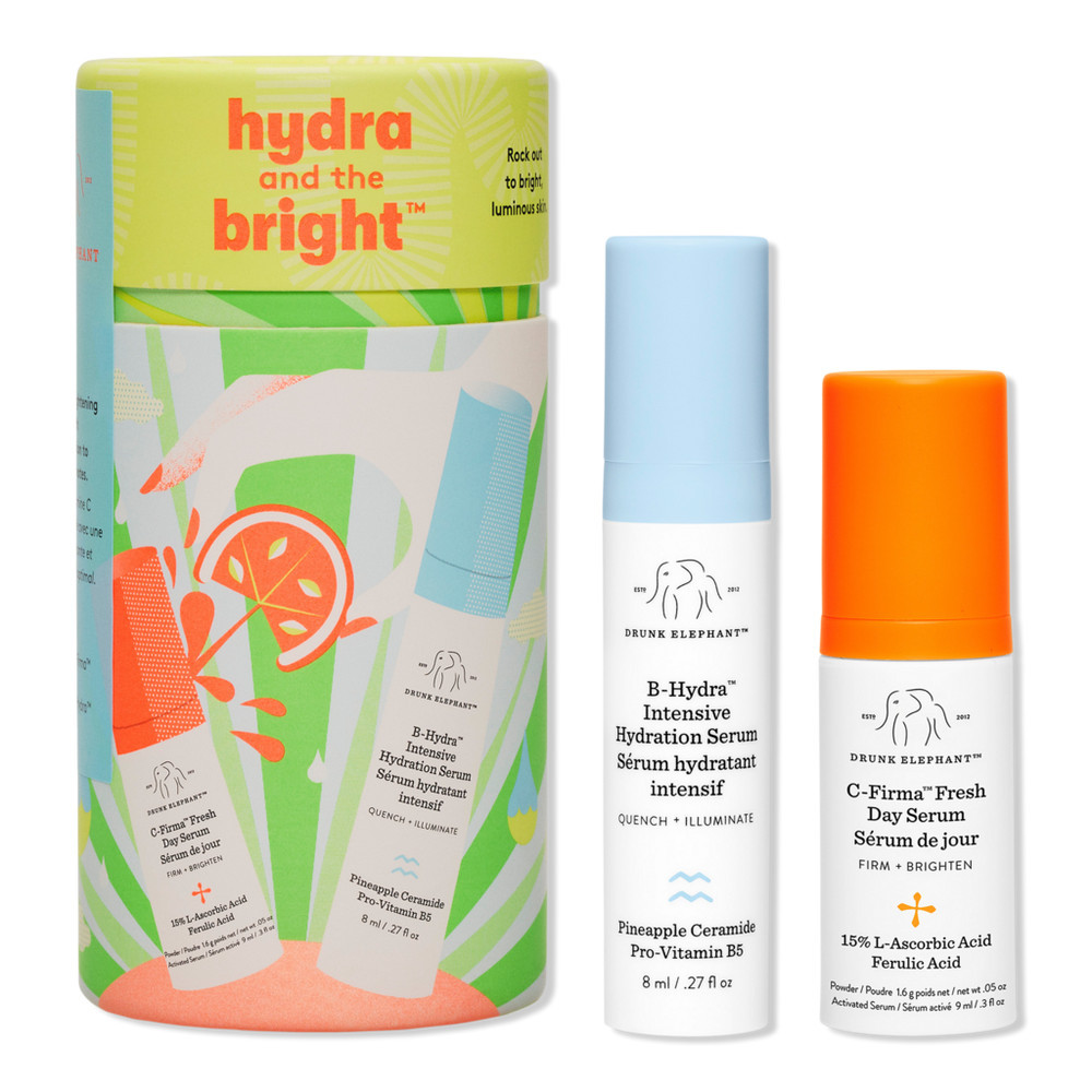Drunk Elephant Hydra and the Bright Travel Size Duo | Ulta