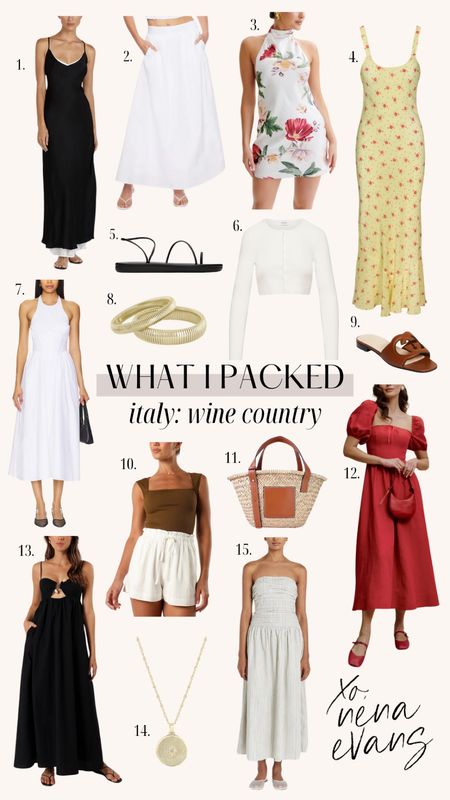 What I packed for Italy: wine country 🇮🇹🍷


Italy outfits 
Tuscany outfit
Summer outfit 
Spring outfit 
Europe outfit 

#LTKstyletip #LTKfindsunder100 #LTKeurope