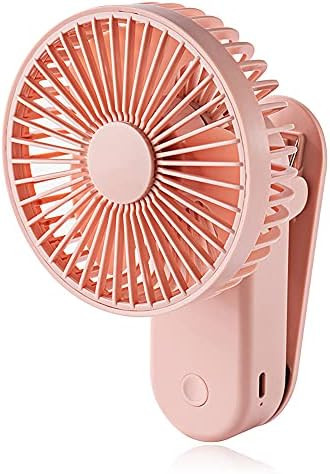 USB Desk Fan with Magnetic Clip, 4 Inch Table Fans, Mini Clip on Fan, Portable Cooling Fan with 3... | Amazon (US)
