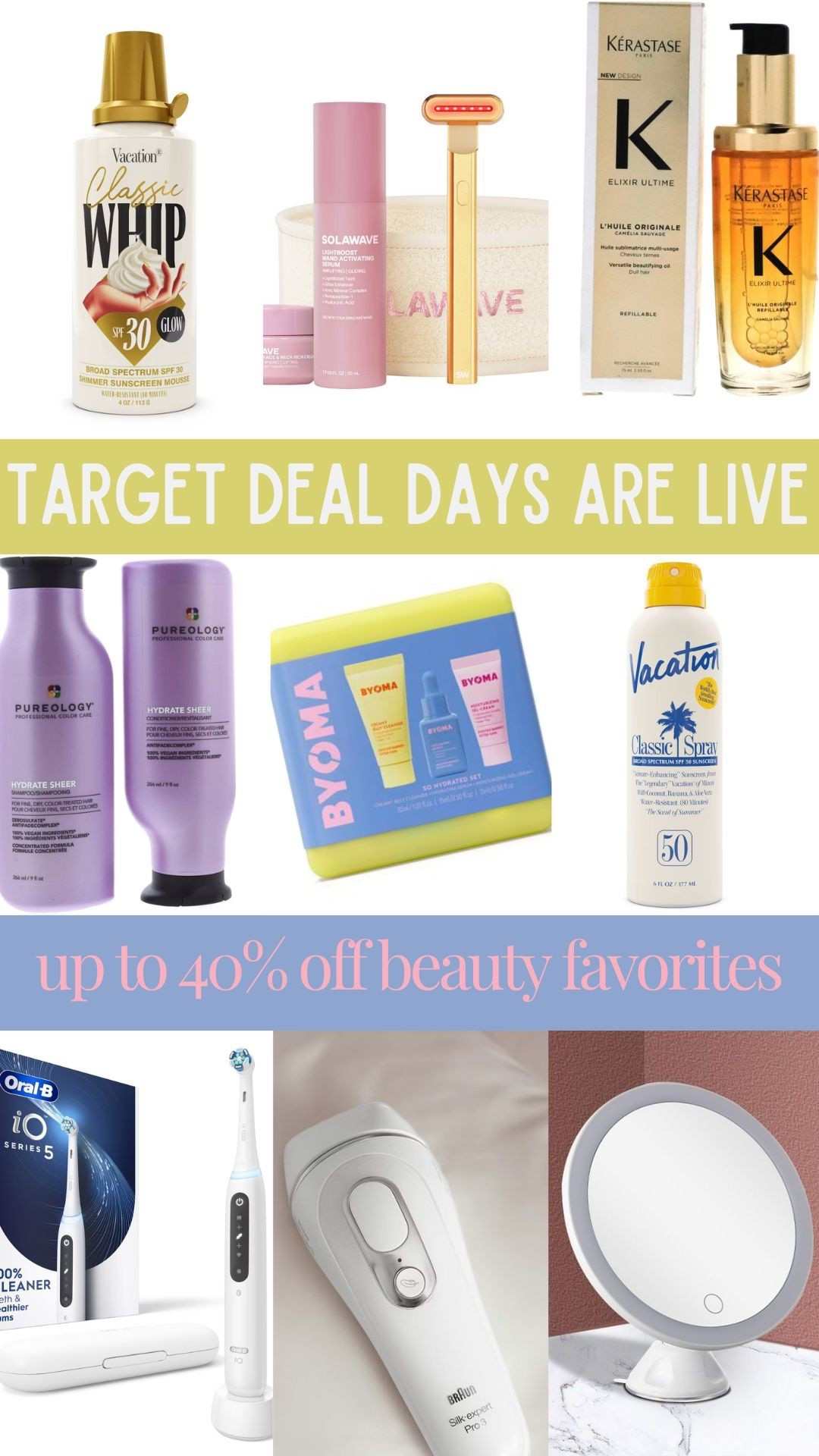 target deal days | up to 40% off beauty favorites 

#LTKSaleAlert #LTKBeauty