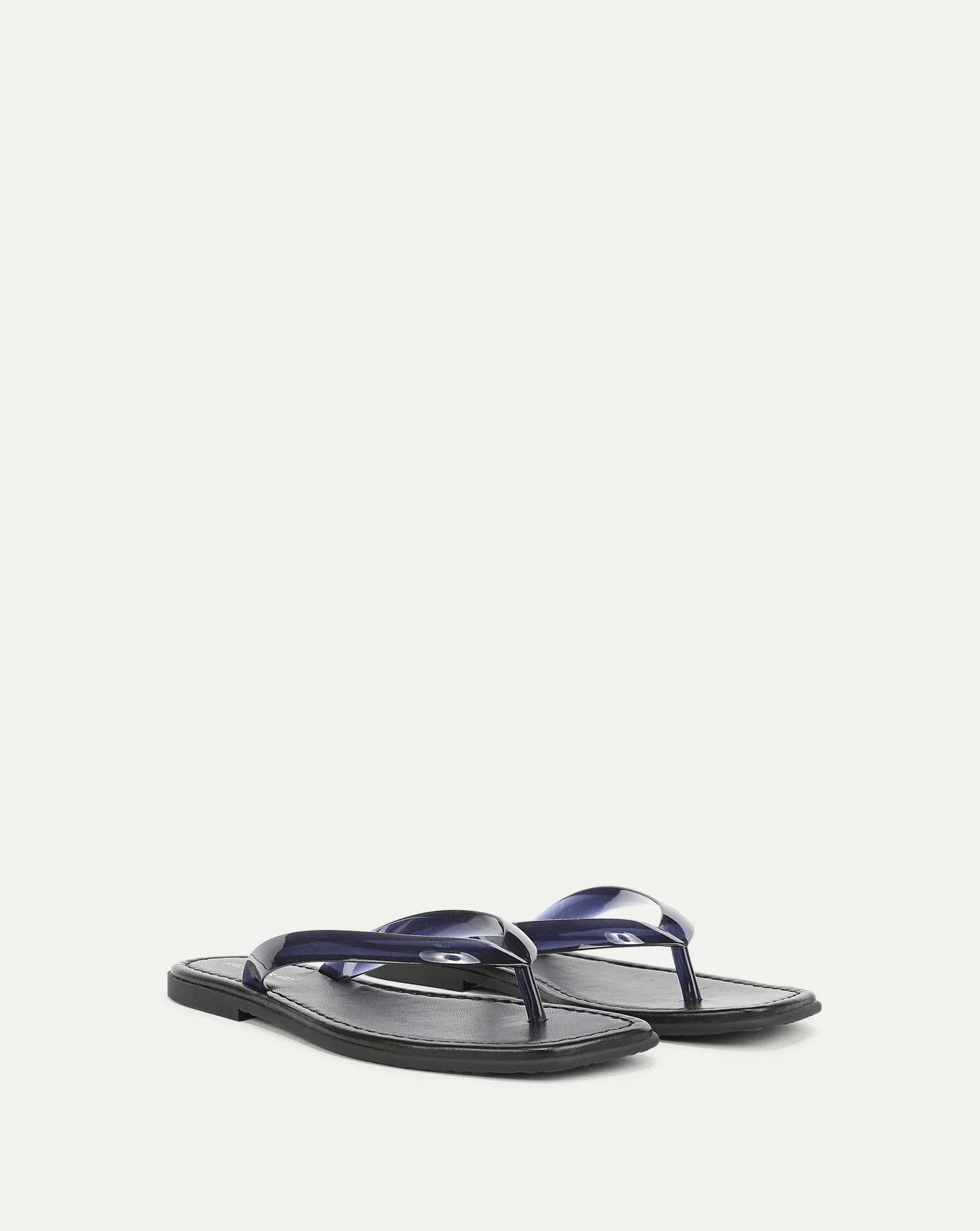 Clea Jelly Flip-Flop Sandal in Navy | Veronica Beard | Veronica Beard