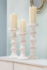 Antique Style Wood Candle Holder- 3 Sizes | The Nested Fig