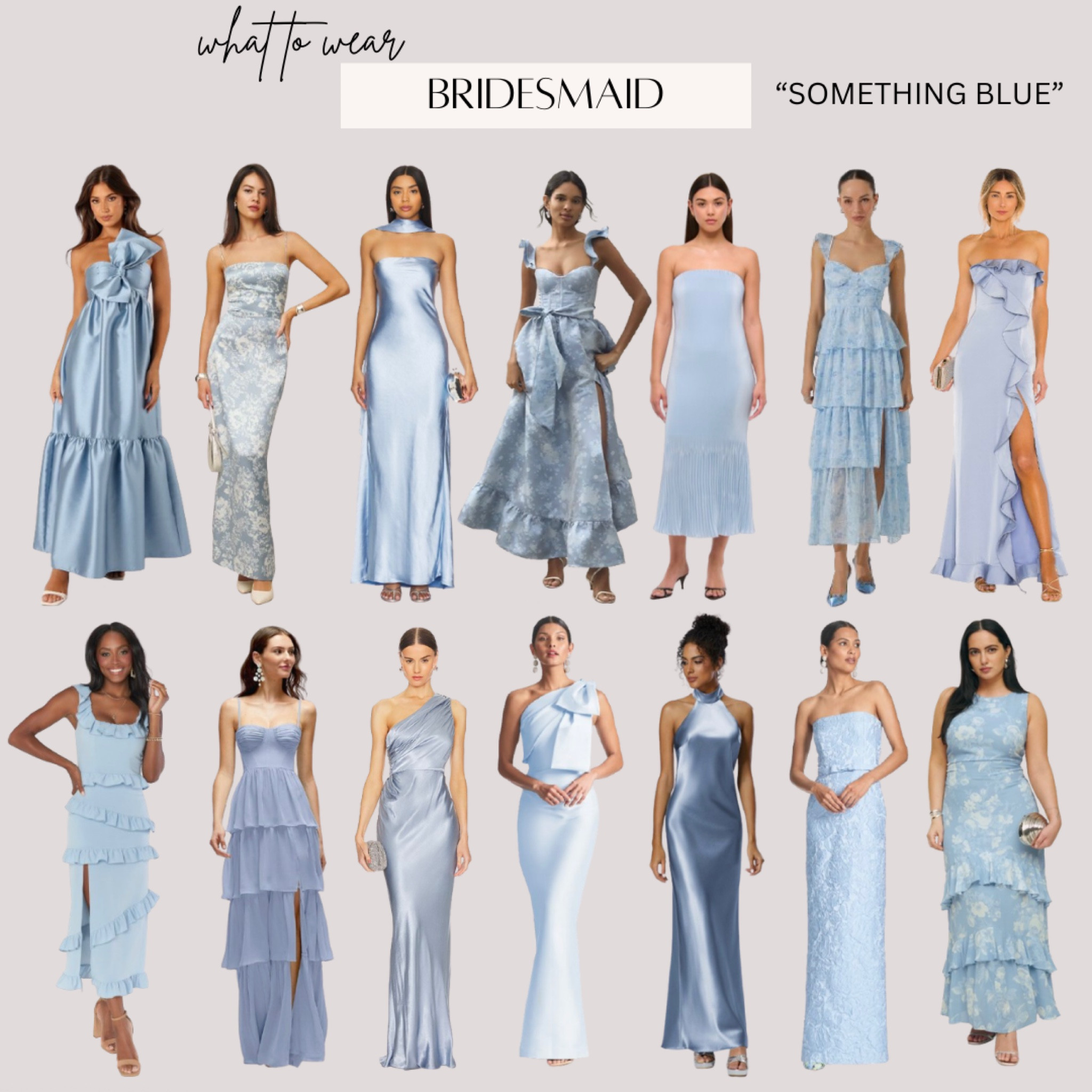 Something Blue Bridesmaid Dress / Wedding Guest Dress


Bridal party, wedding season, gown, formal event, long dress, midi dress, satin dress, revolve dress, abercrombie reformation, spring dress, vacation travel destination wedding 