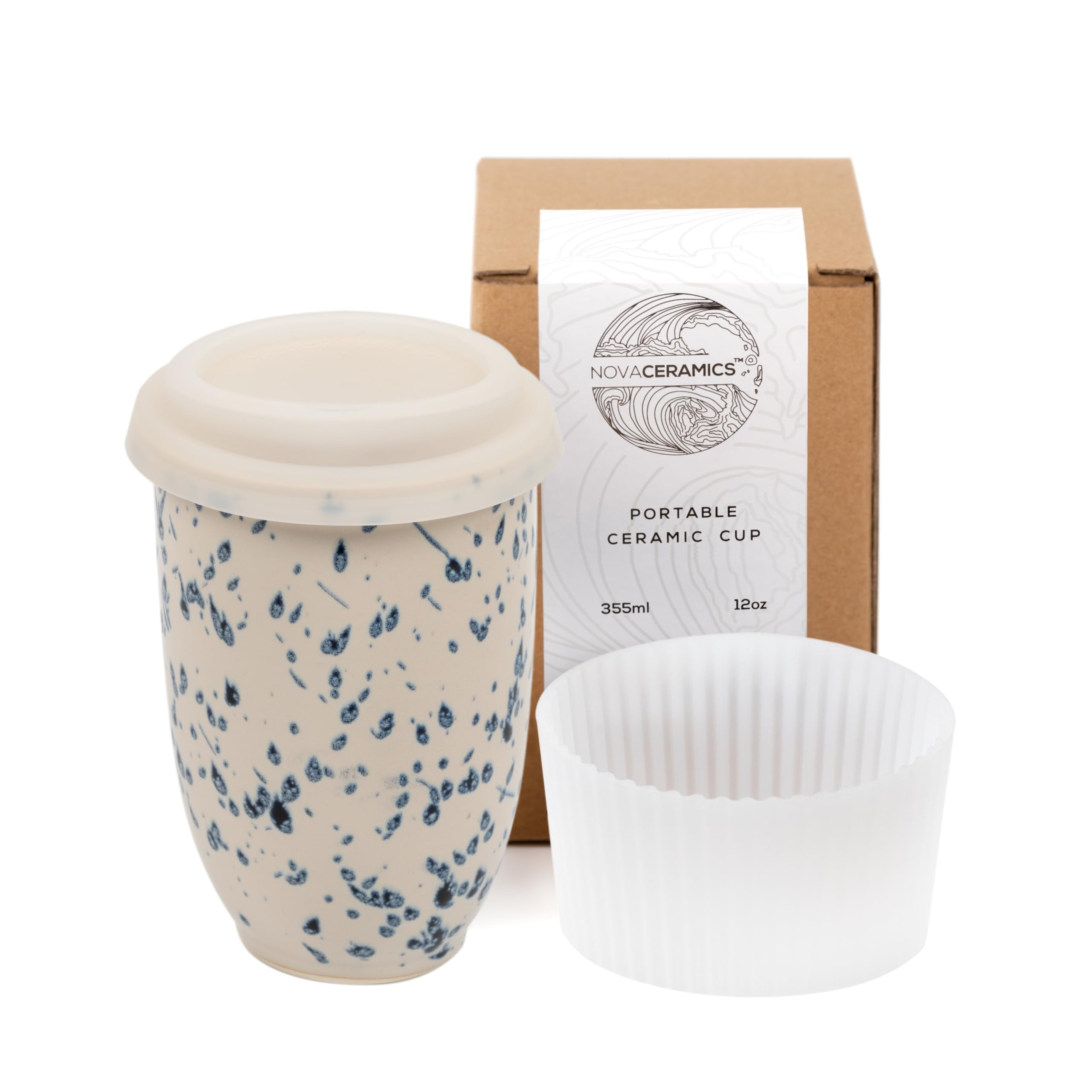 Travel Mug - Travel Size Mug – Reusable Coffee Mug Unique to Go Mug – Microwave & Dishwasher ... | Amazon (US)