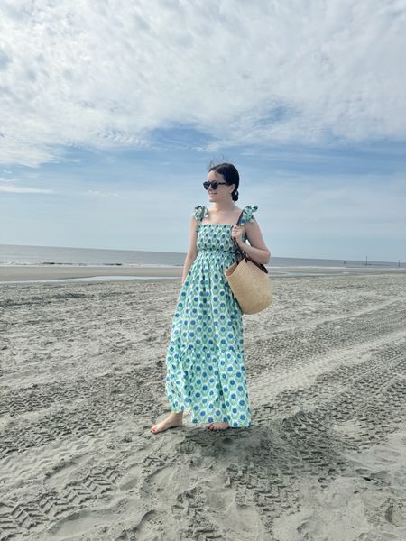 The perfect easy to wear spring and summer dress and the best raffia tote for travel and the beach. 

#LTKtravel #LTKSeasonal