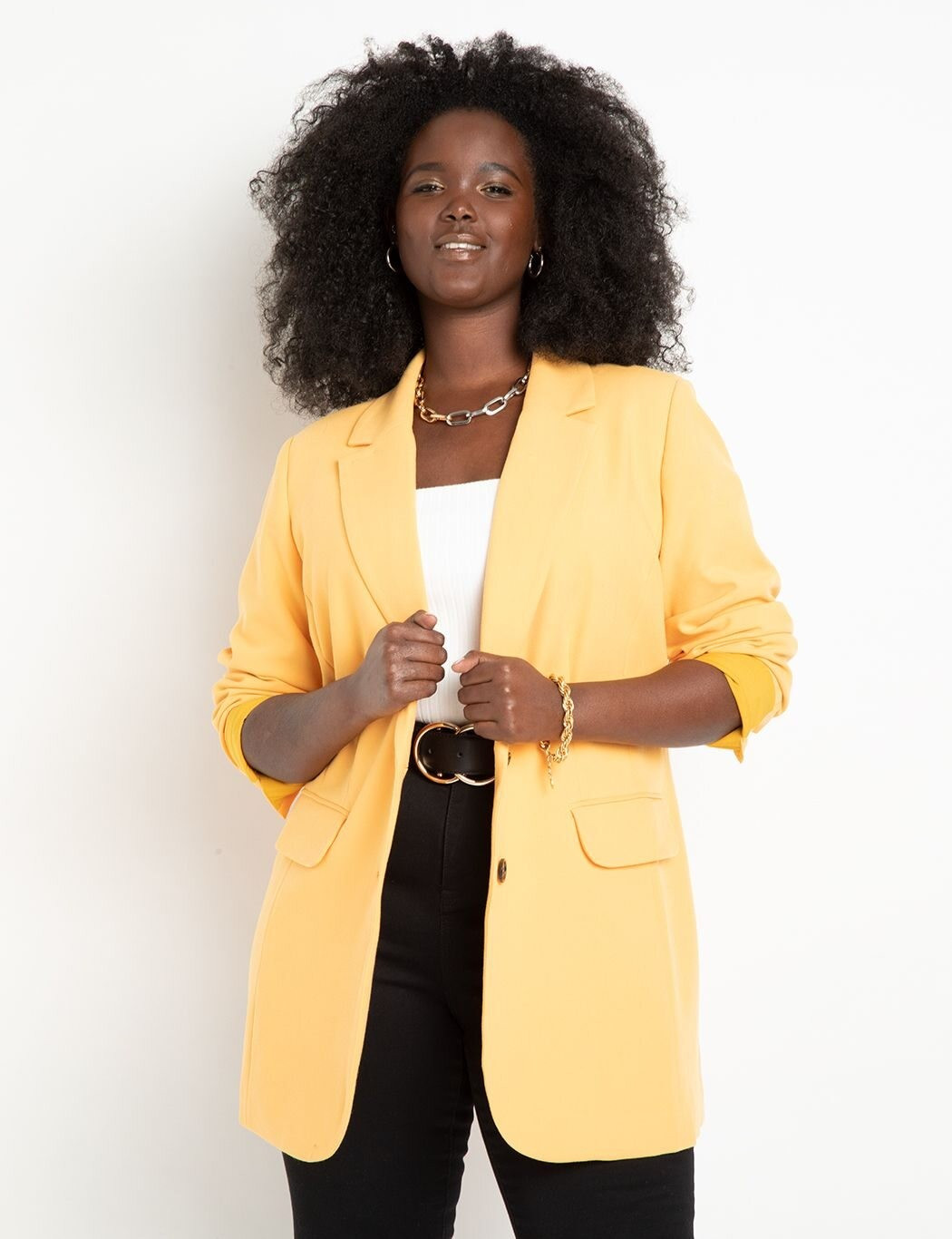 Long Tailored Blazer | Eloquii