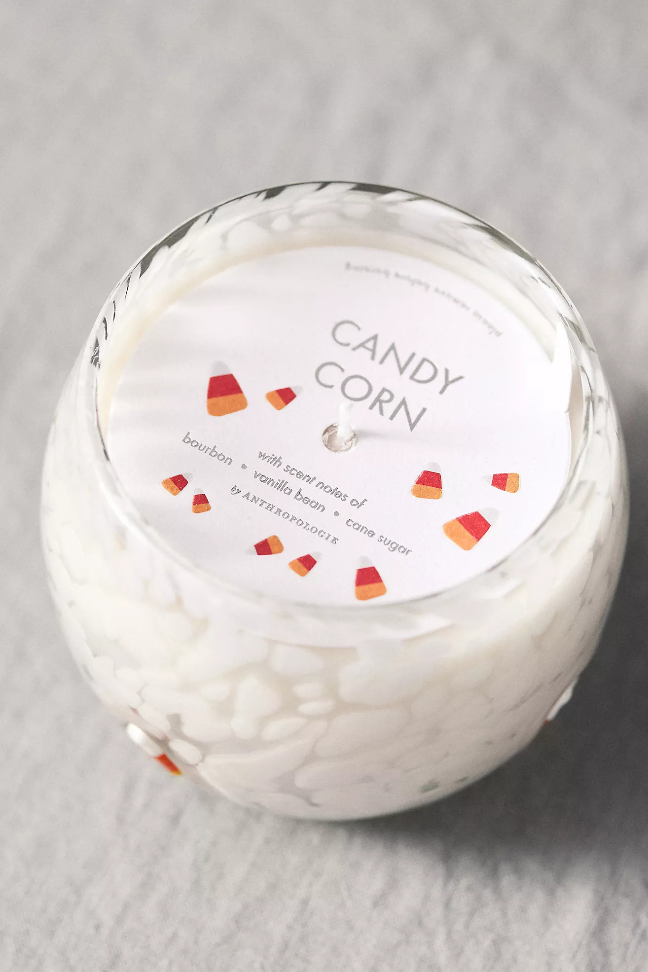 Mystic Confetti Icon Candy Corn Glass Candle | Anthropologie (US)