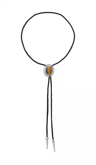 Milton Bolo Necklace in Brown | Revolve Clothing (Global)