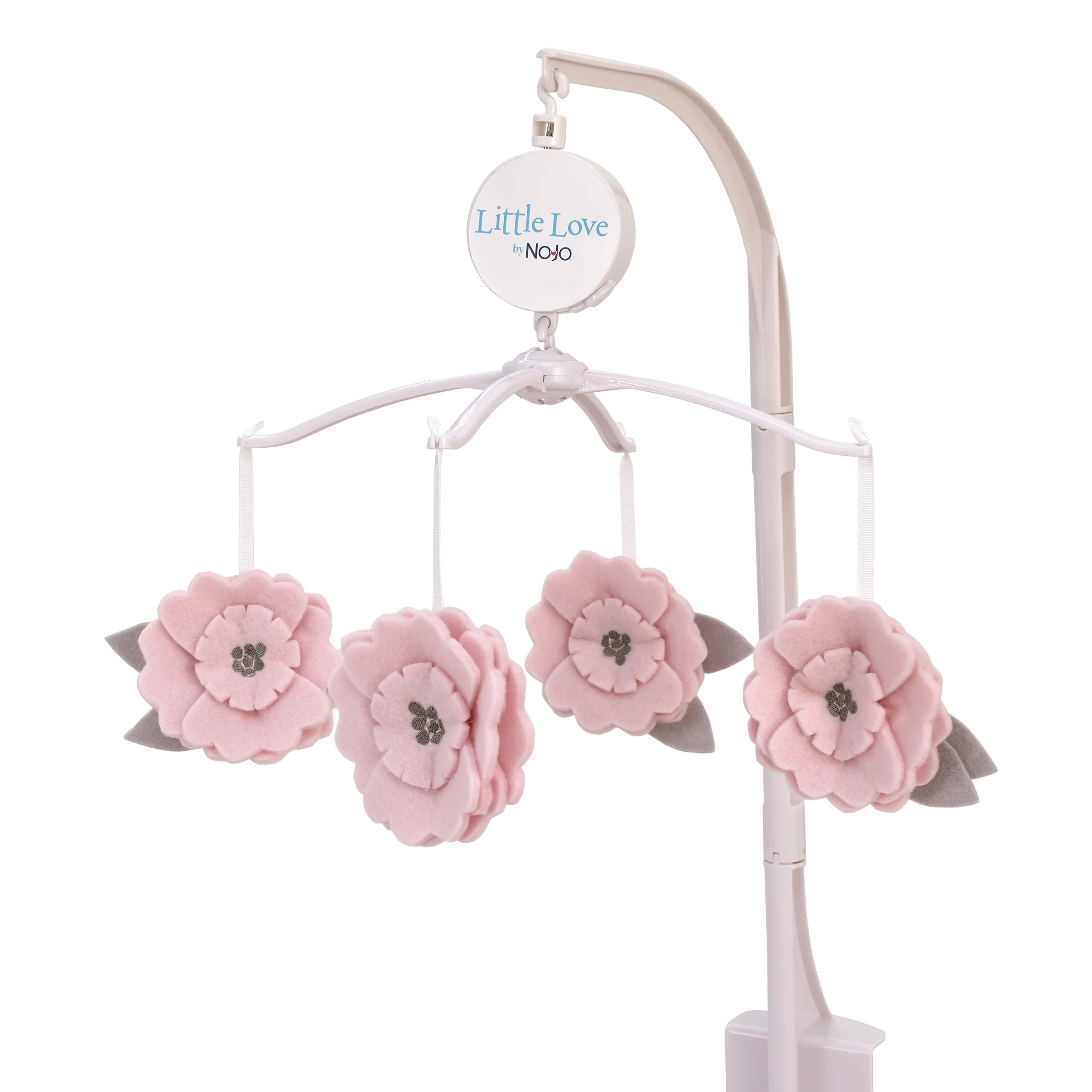 Little Love by NoJo Beautiful Blooms Pink Musical Baby Mobile, Infant Girl, Nursery | Walmart (US)