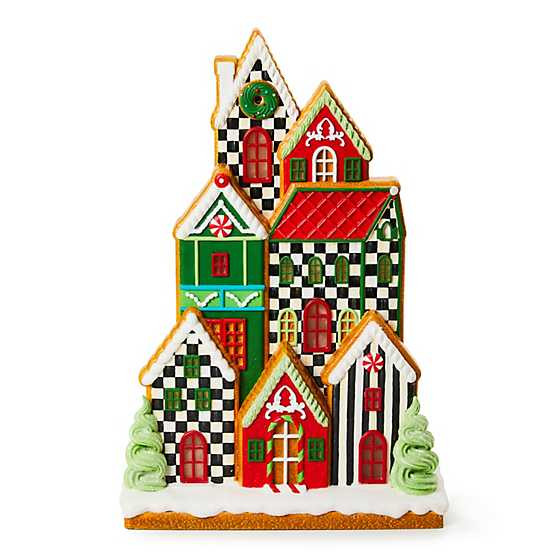 Bake Shop Illuminated Gingerbread Village | MacKenzie-Childs